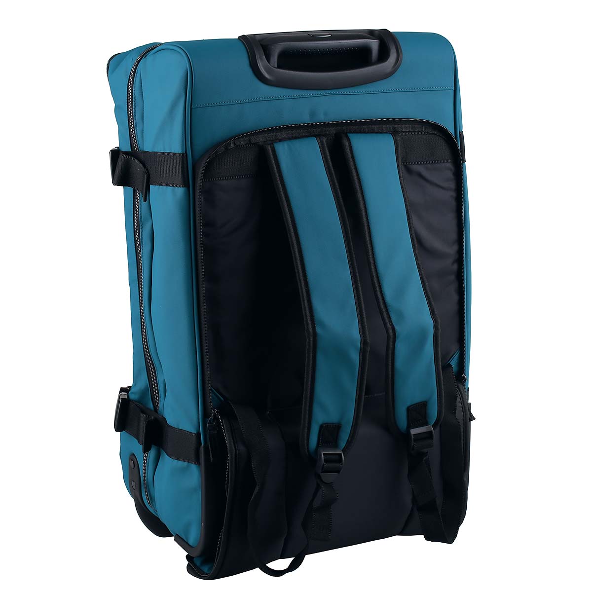 Kenorada Rollen-Reisetasche Backpack Rainbow M petrol 