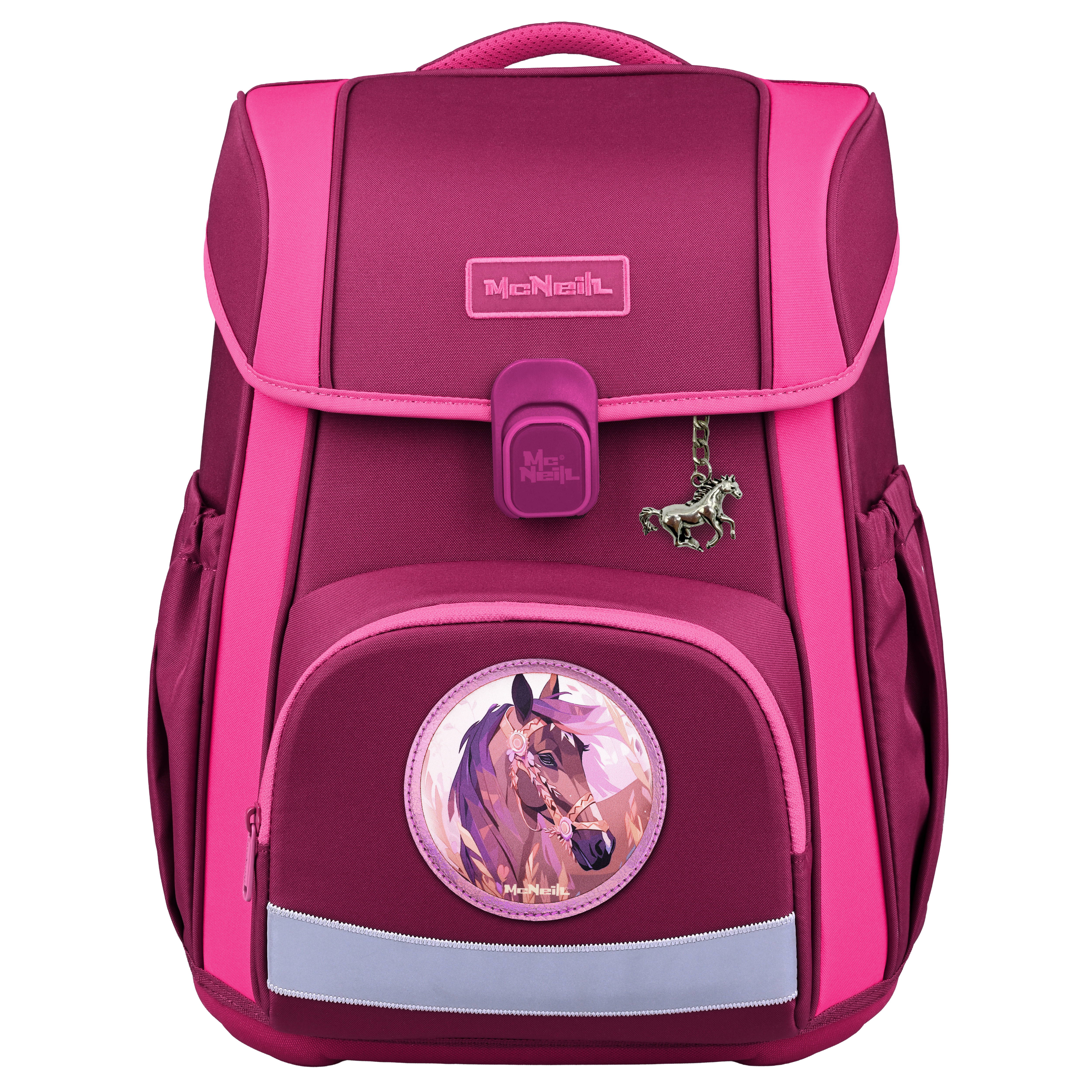 McNeill Schulranzen-Set Bravo Berry 9-teilig 