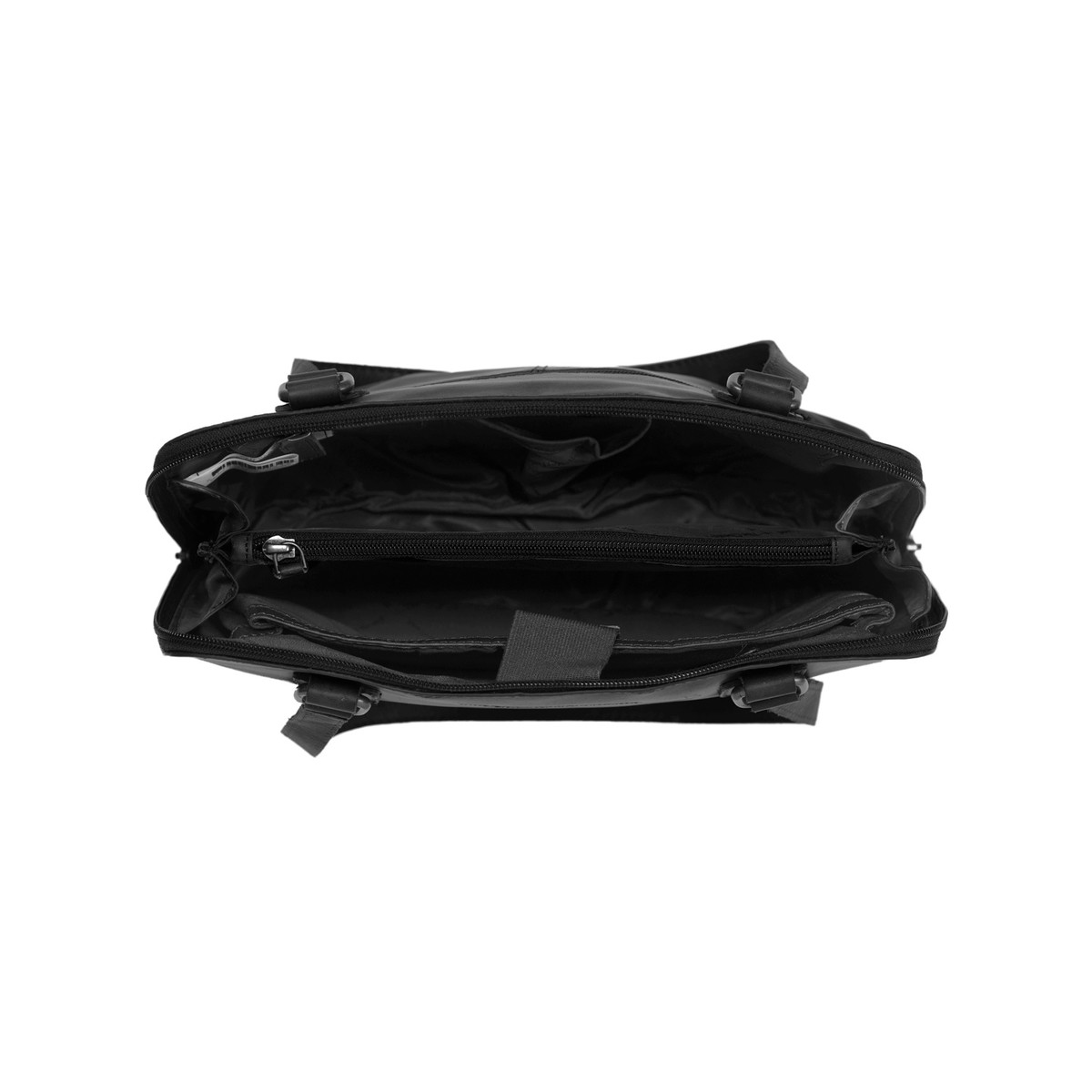 Chesterfield Leder Umhängetasche Manon schwarz