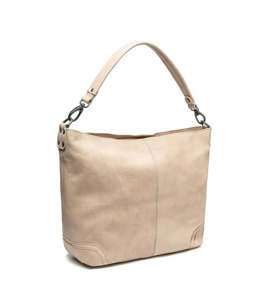 Chesterfield Leder Umhängetasche Bolivia beige