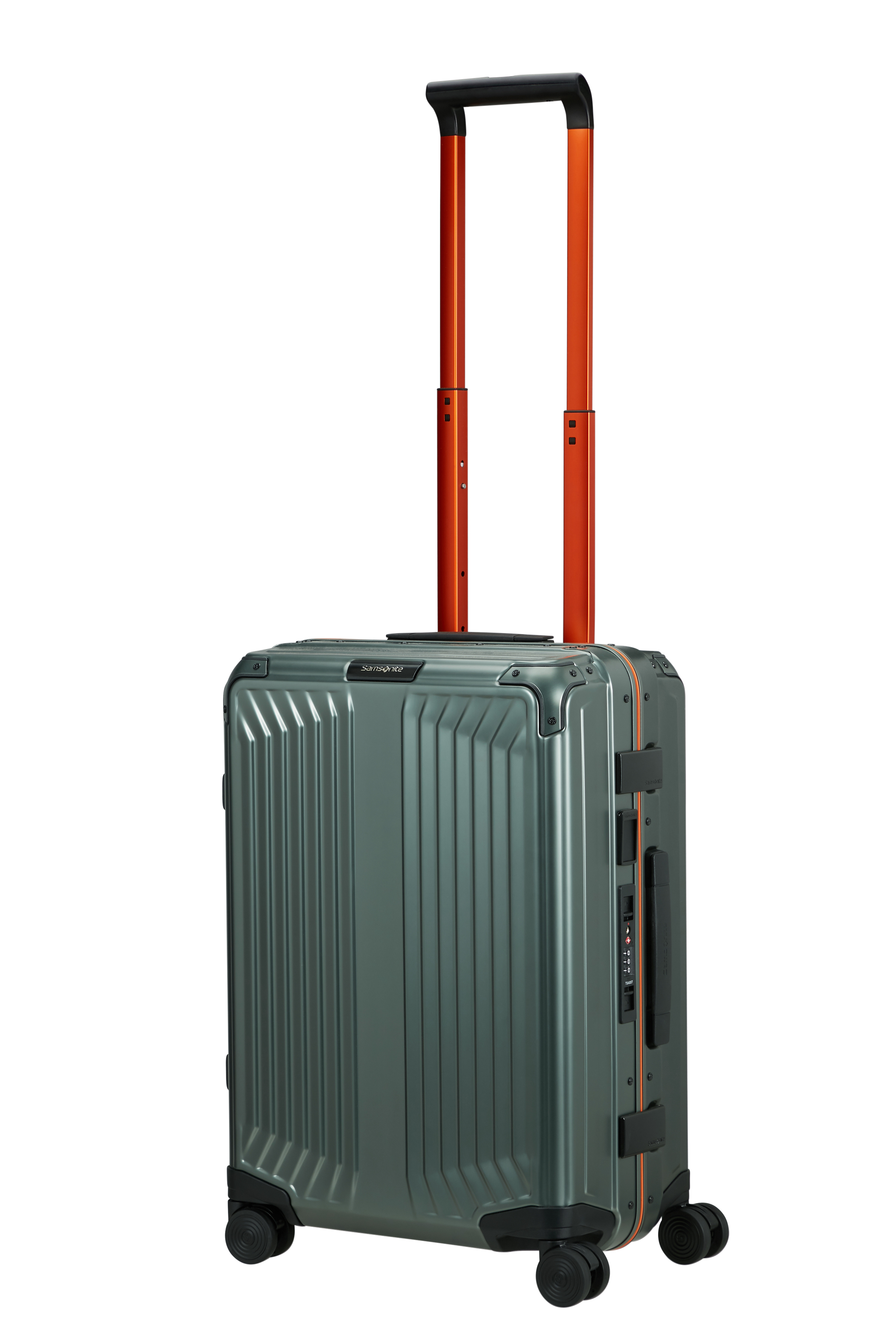 Samsonite Trolley Lite-Box Alu 55cm sage/orange