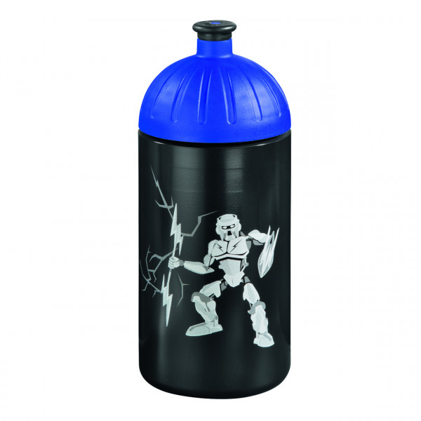 Step by Step Trinkflasche Strongly Robot Schwarz