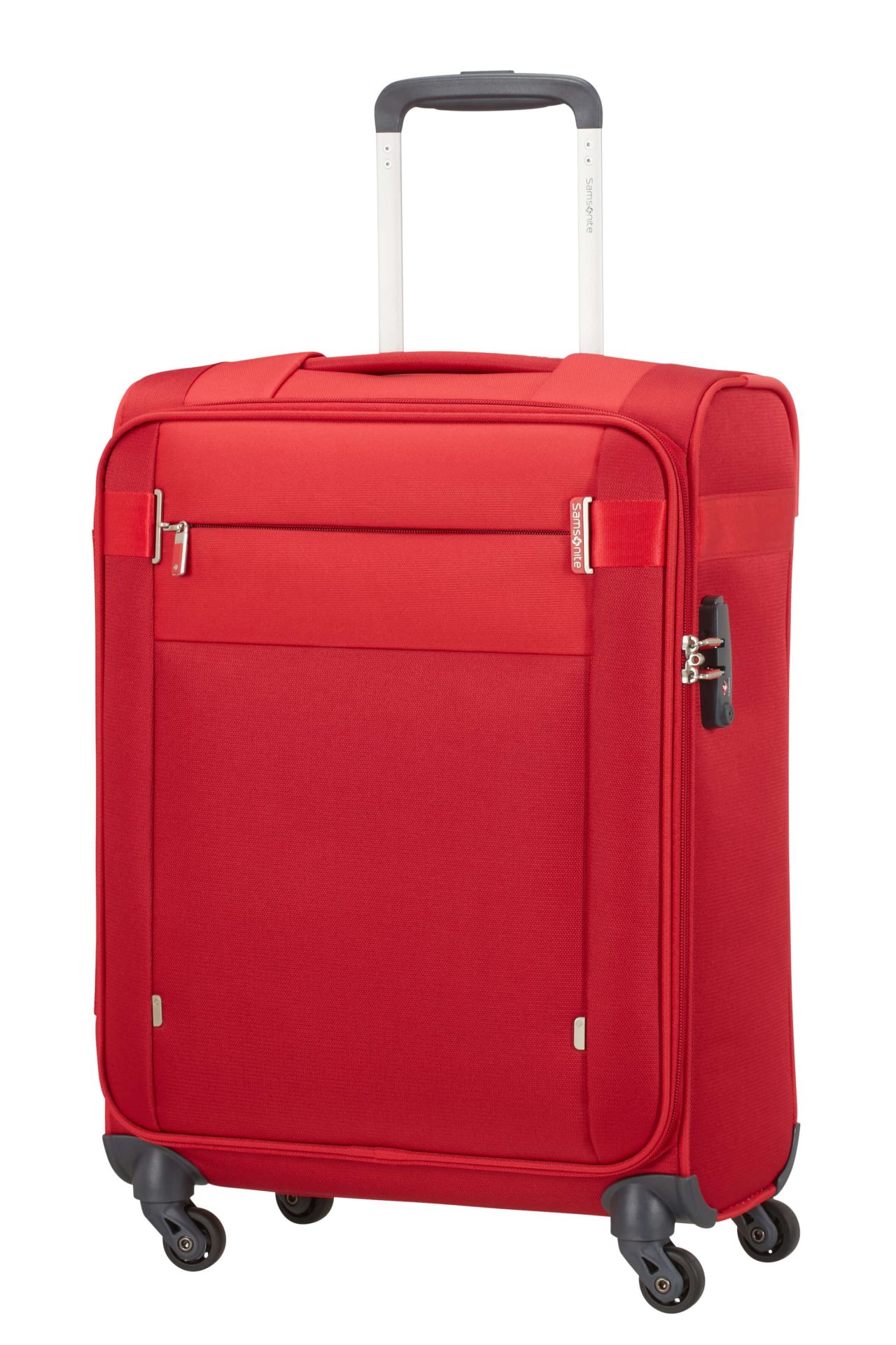 Samsonite 4-Rollen Trolley Citybeat 55cm rot