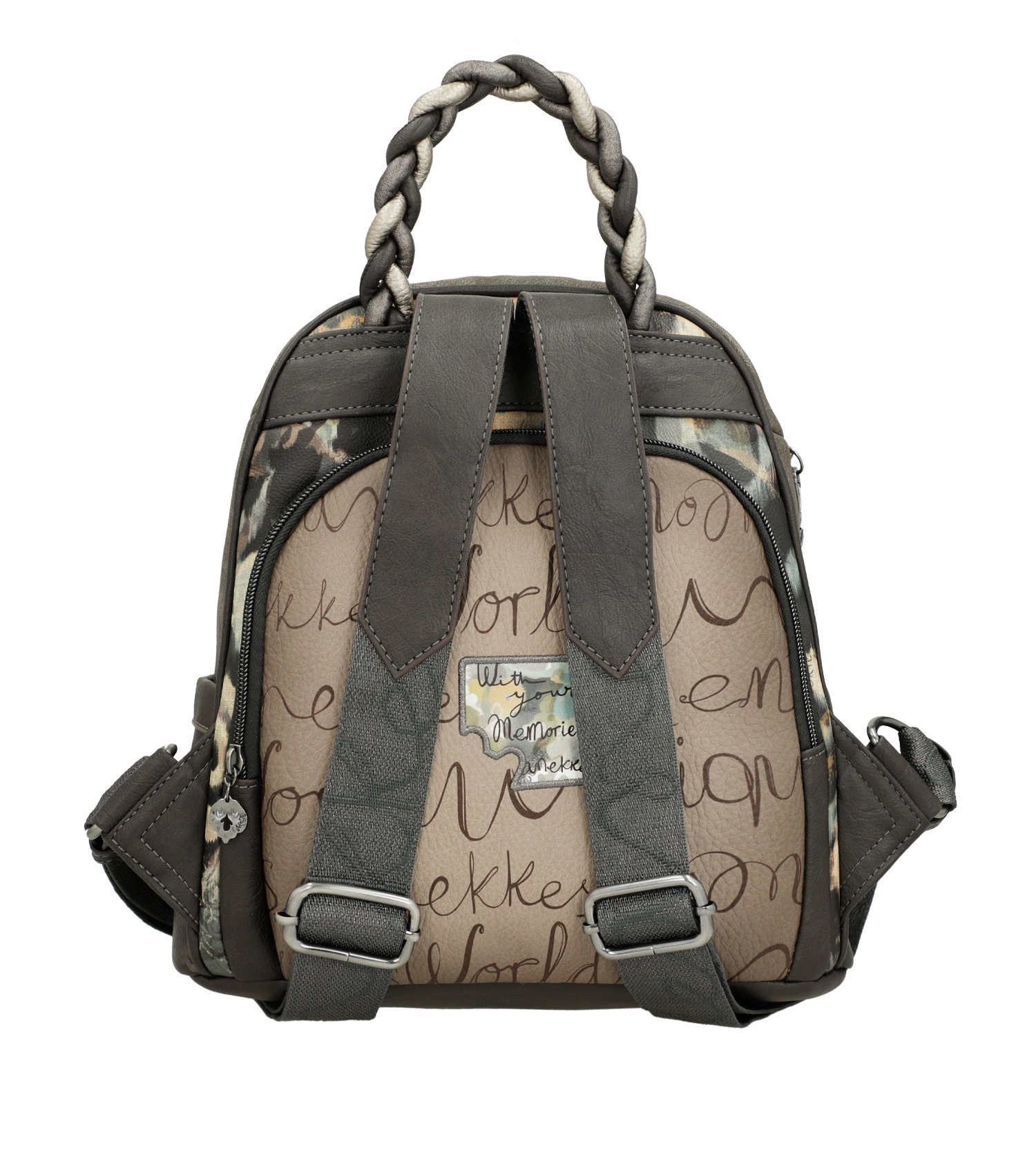 Anekke Rucksack geflochtener Griff Manifesto
