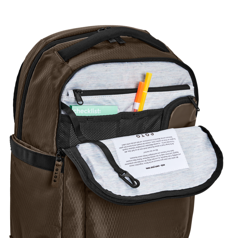 eoto Rucksack Midi20 Mokka Braun 