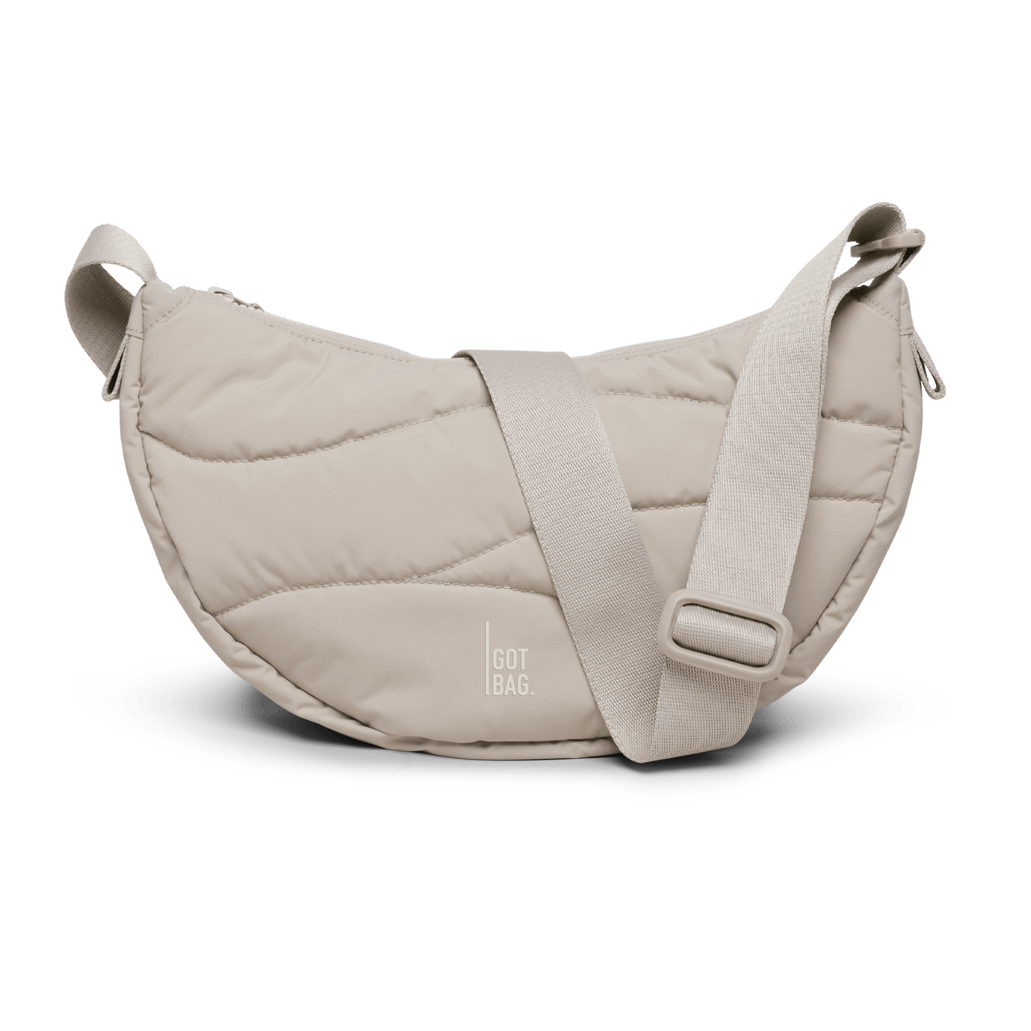 GOT BAG Wavy Puffer Moon Bag scallop