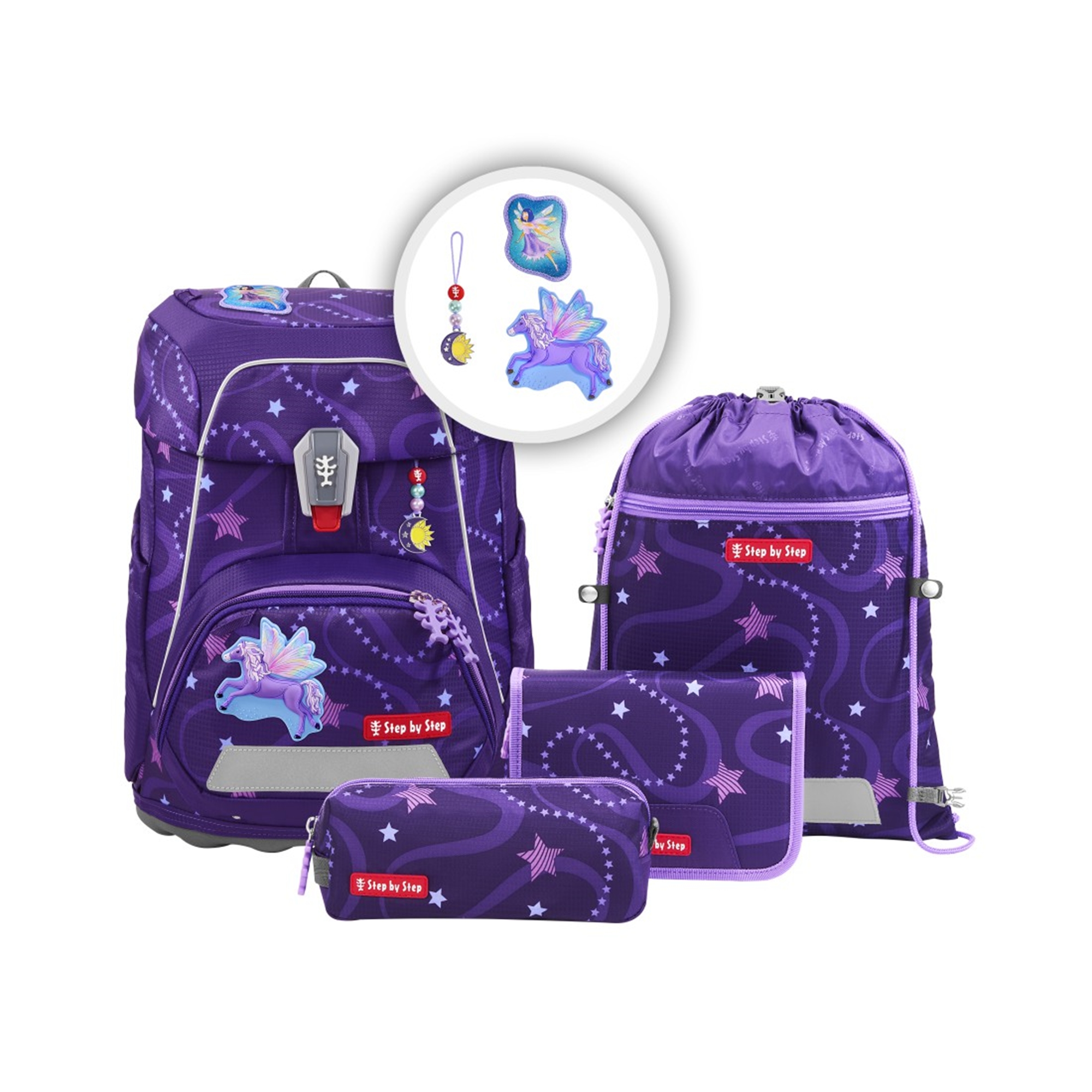 Step by Step Schulranzen-Set Fit Pegasus Emily 2027
