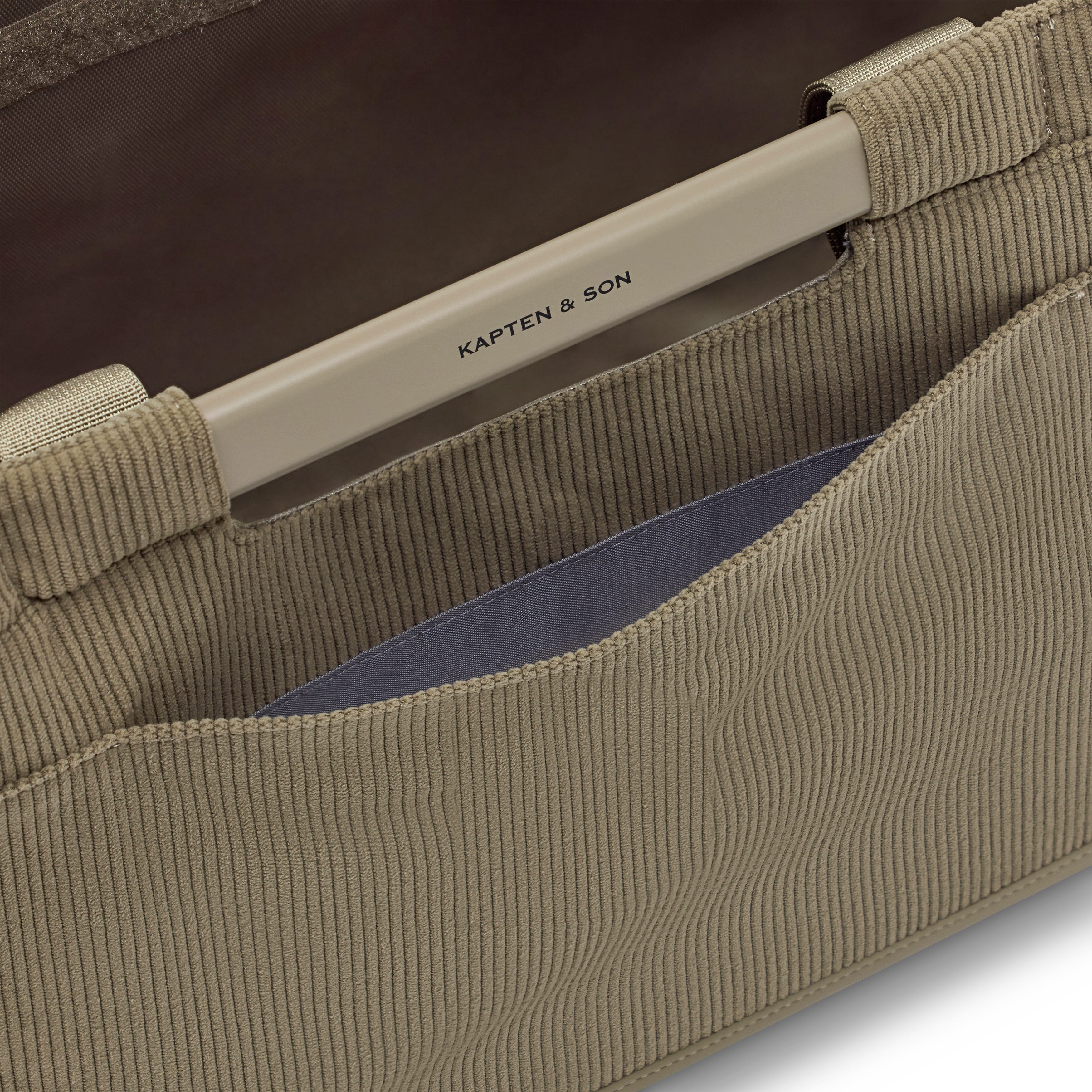 Kapten & Son Vaasa Shopping Basket Cord Dusty Khaki Kapten & Son Vaasa Shopping Basket Cord Dusty Khaki