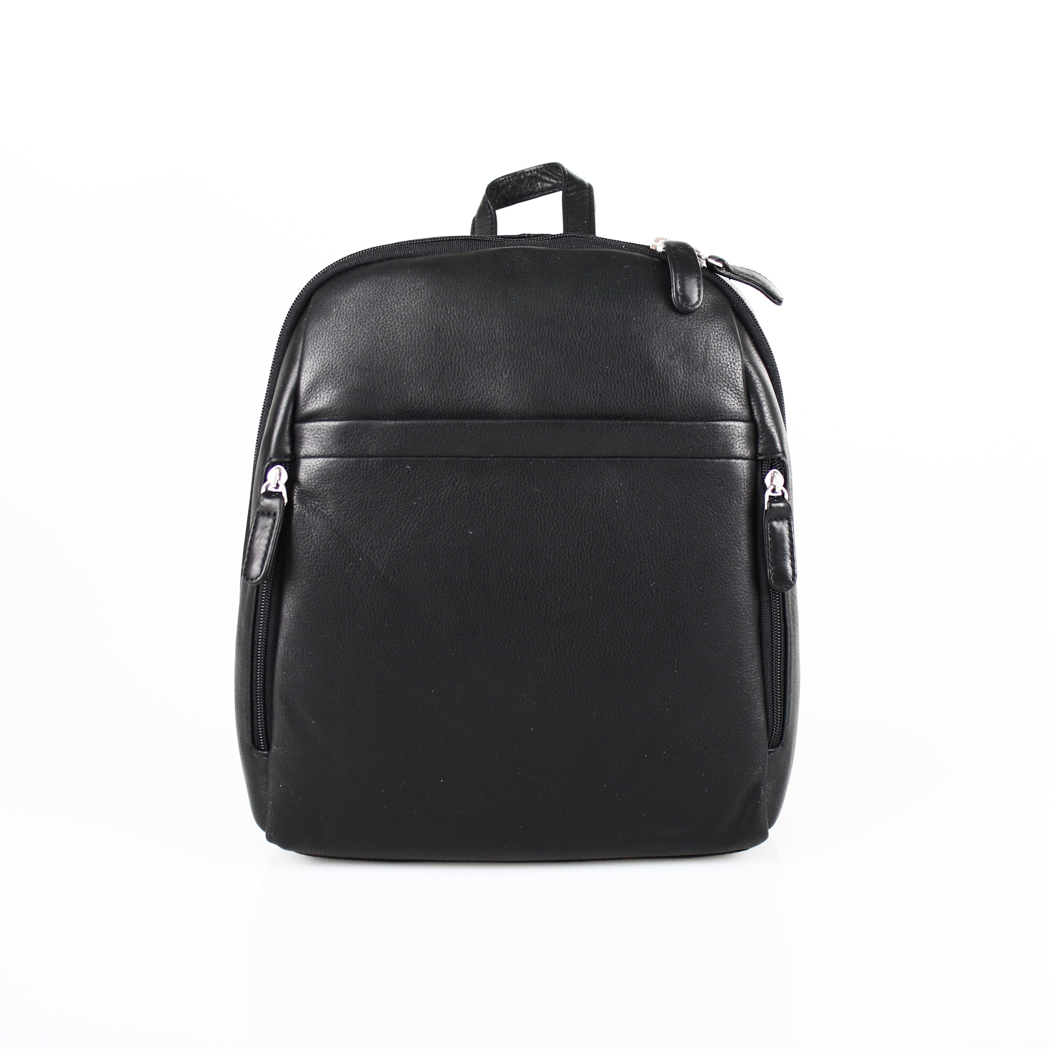 Maestro Leder City Rucksack schwarz