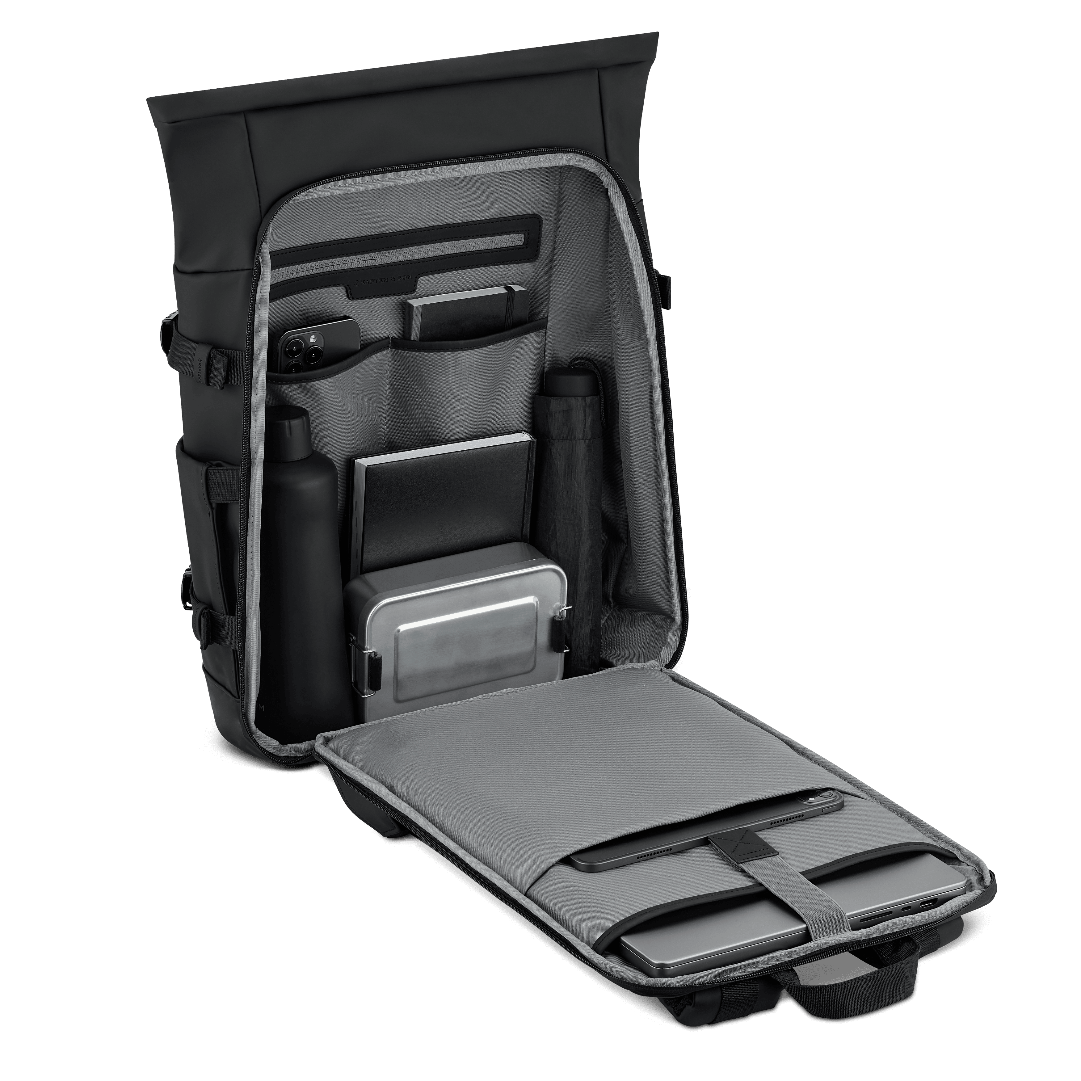 Kapten & Son Rucksack Helsinki Pro All Black