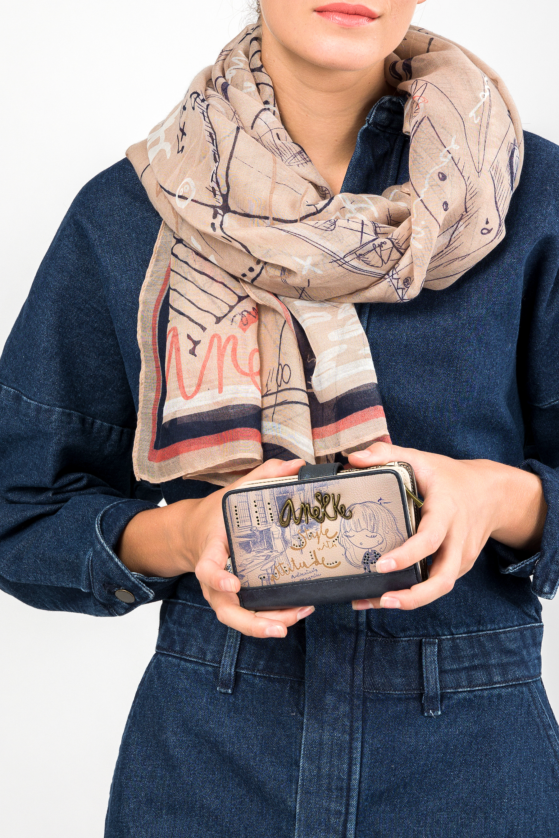 Anekke Brieftasche RFID Studio mittelgroß