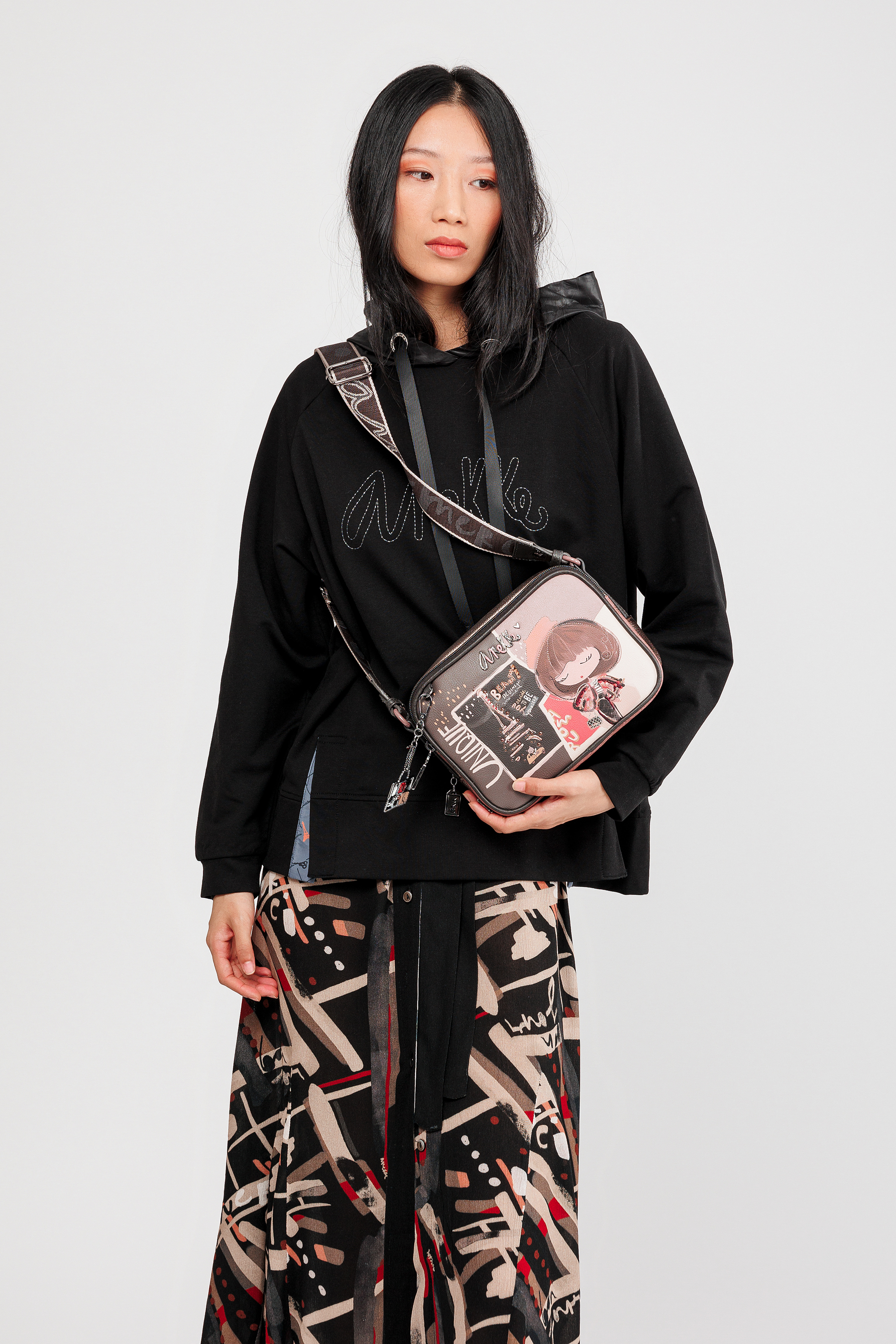 Anekke Umhängetasche mit 2 Fächern Mademoiselle