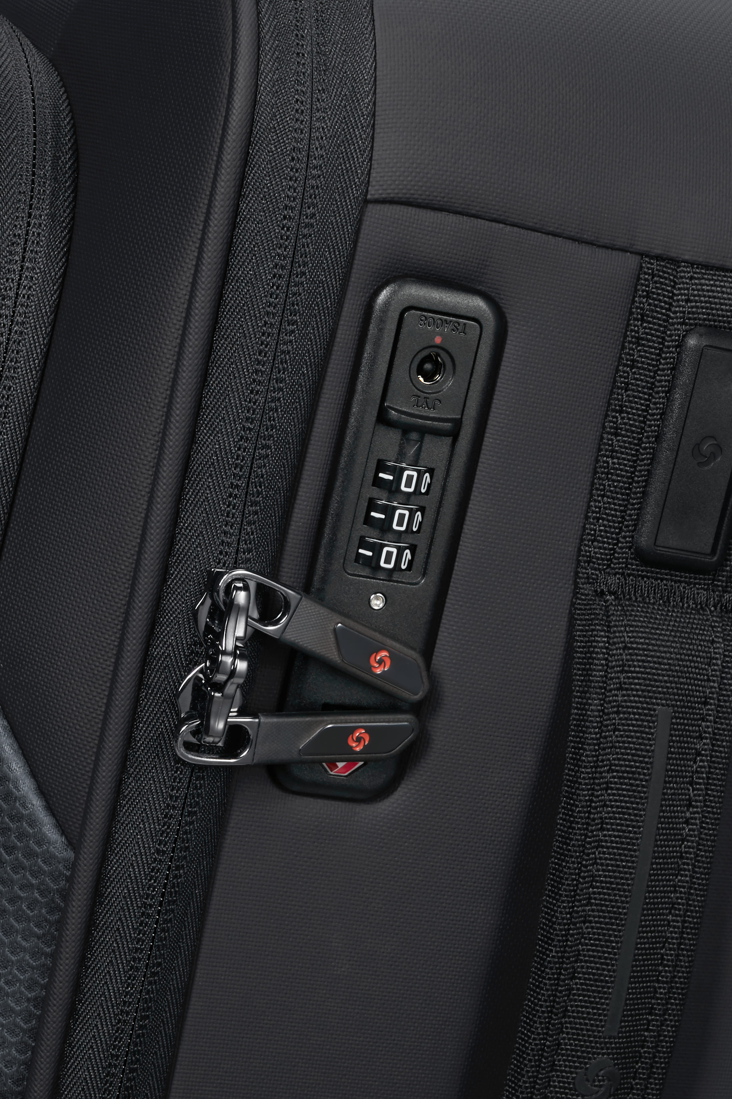 Samsonite Koffer Glazed S black
