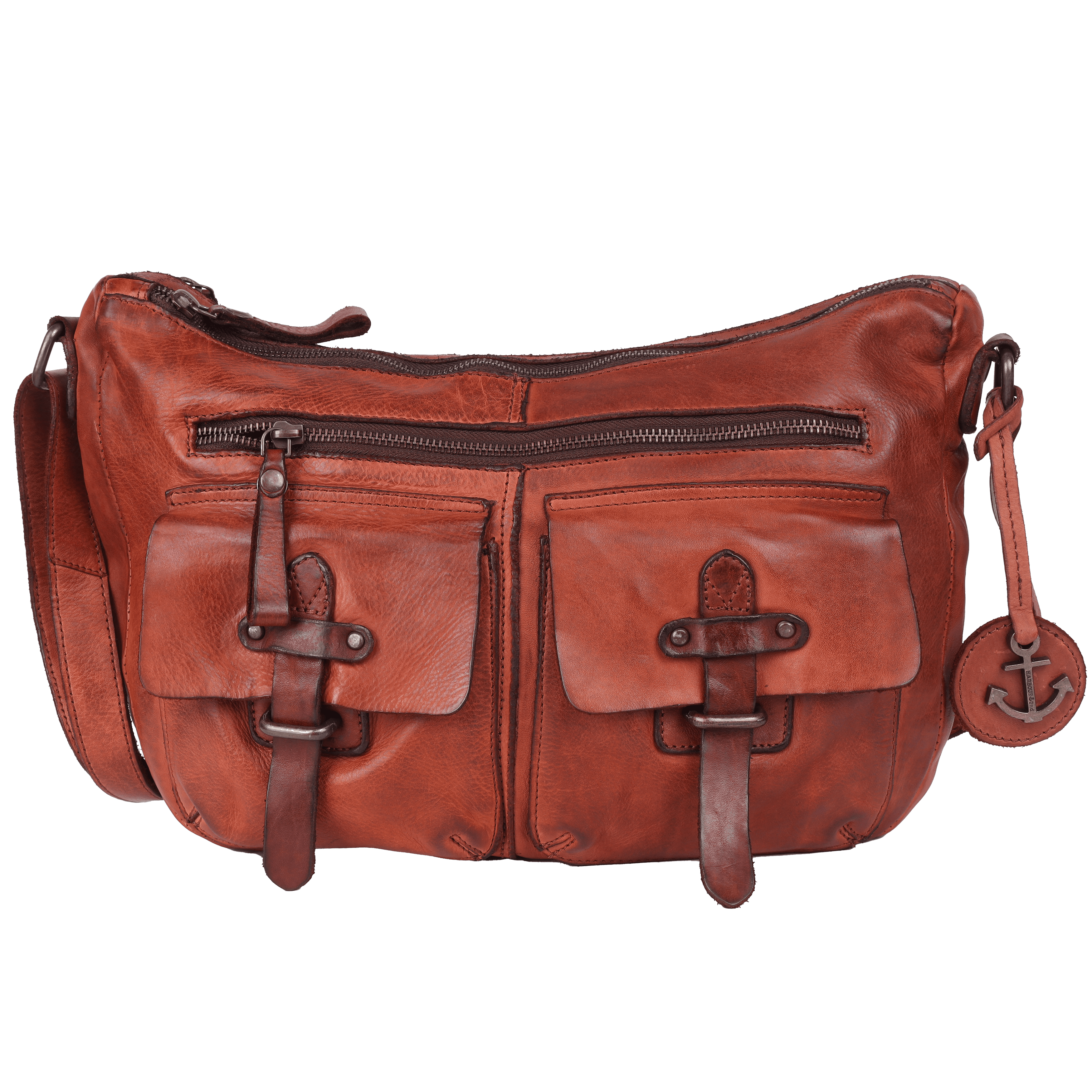 Harbour 2nd Umhängetasche Emerson cognac