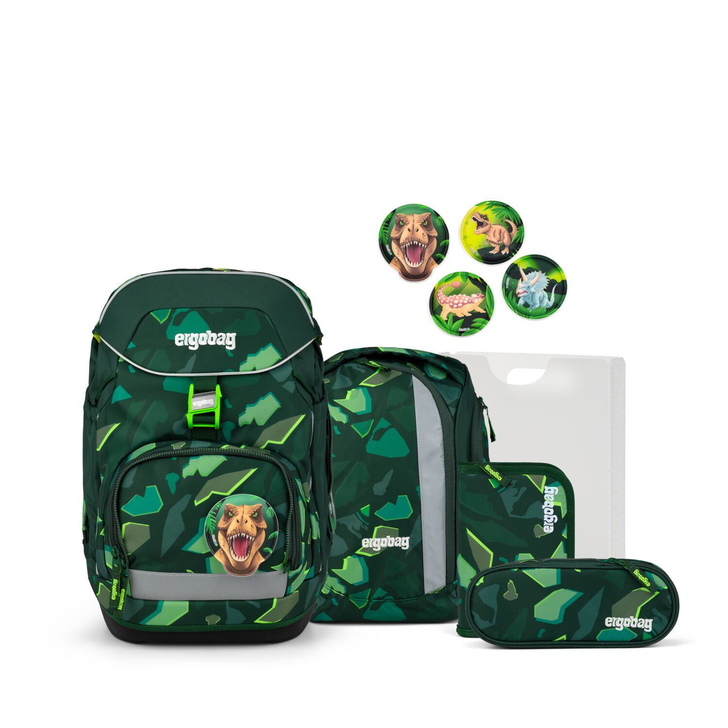 Ergobag Schulranzen-Set Pack DinosauriBär 2026