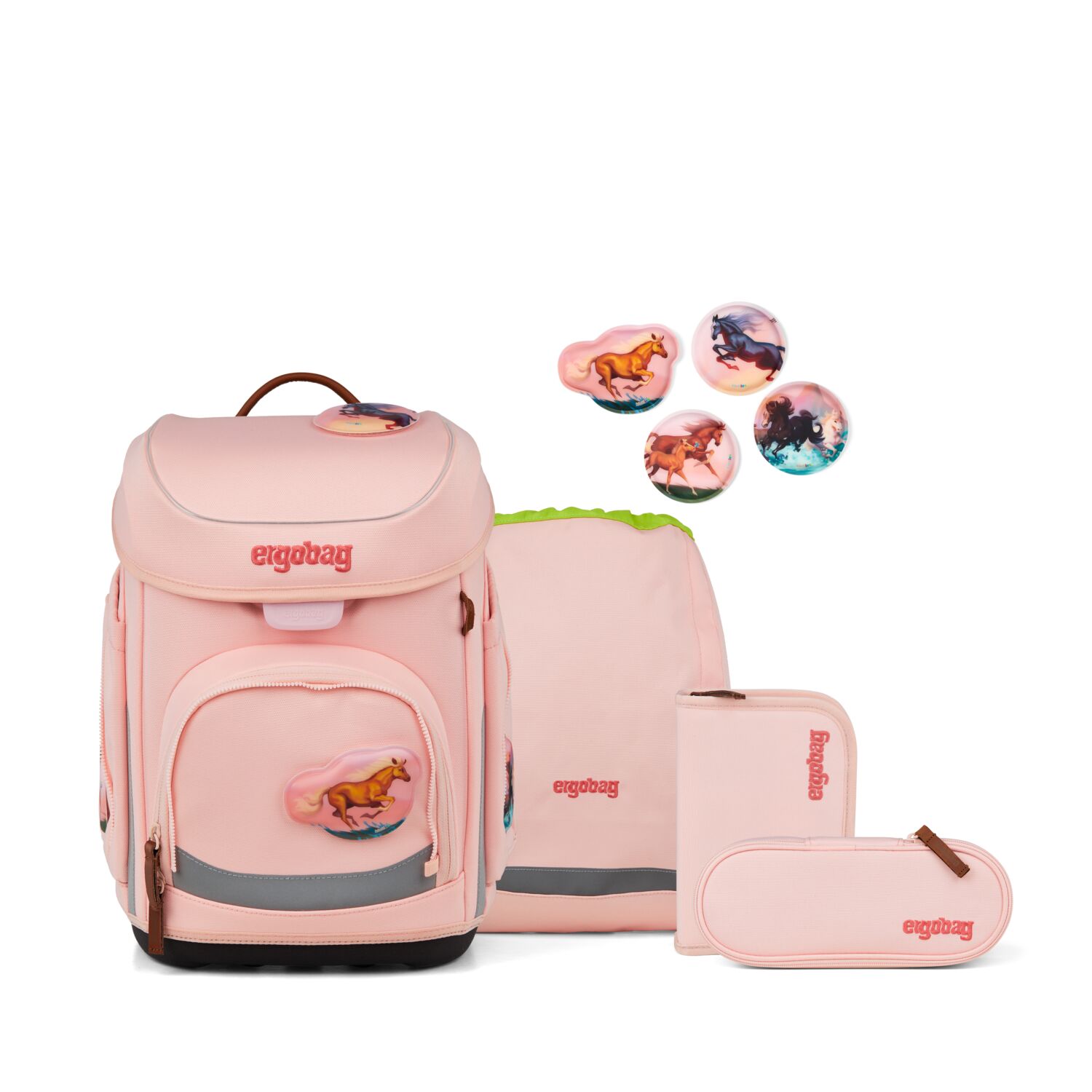 Ergobag Cubo Schulranzen-Set Special Edition Unzähmbär